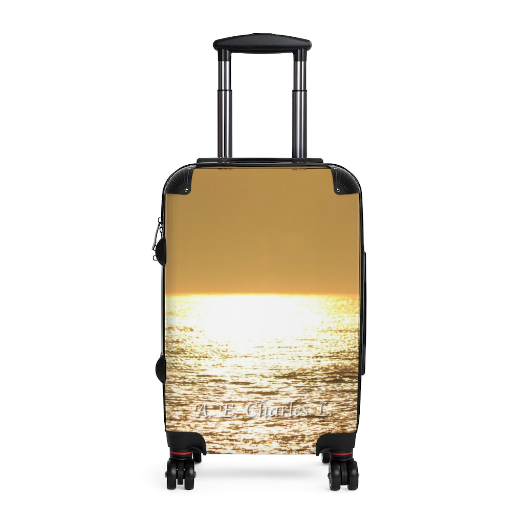 Suitcases Golden Sky & Ocean