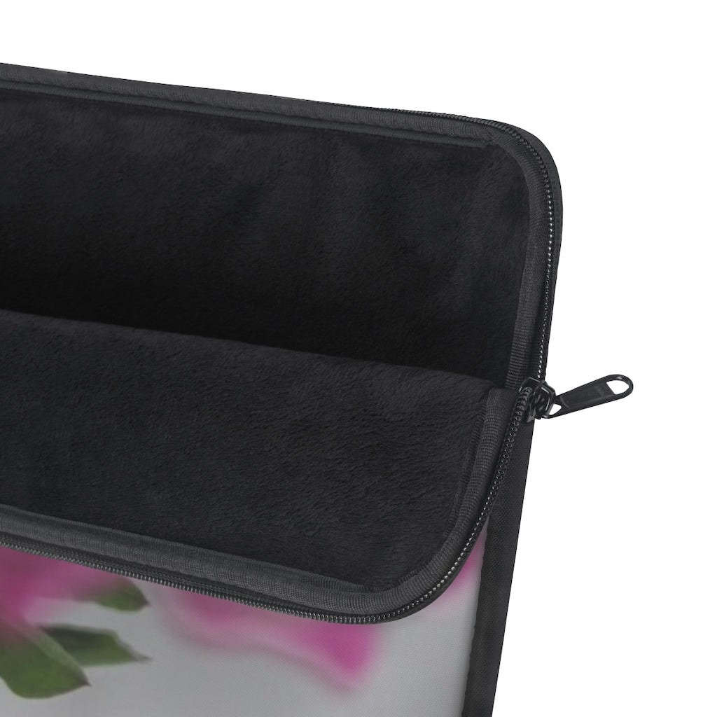 NN Laptop Sleeve Pink Abstract Flowers