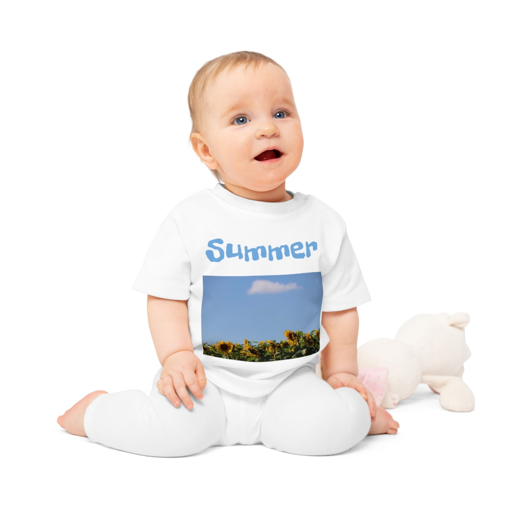 NN Baby T-Shirt Sunflowers & Blue Sky