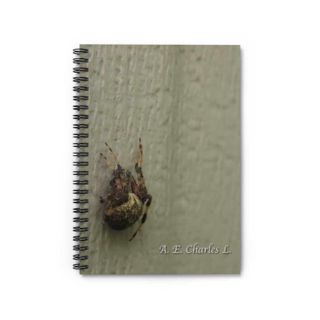 Spiral Notebook - Ruled Line Big Spider