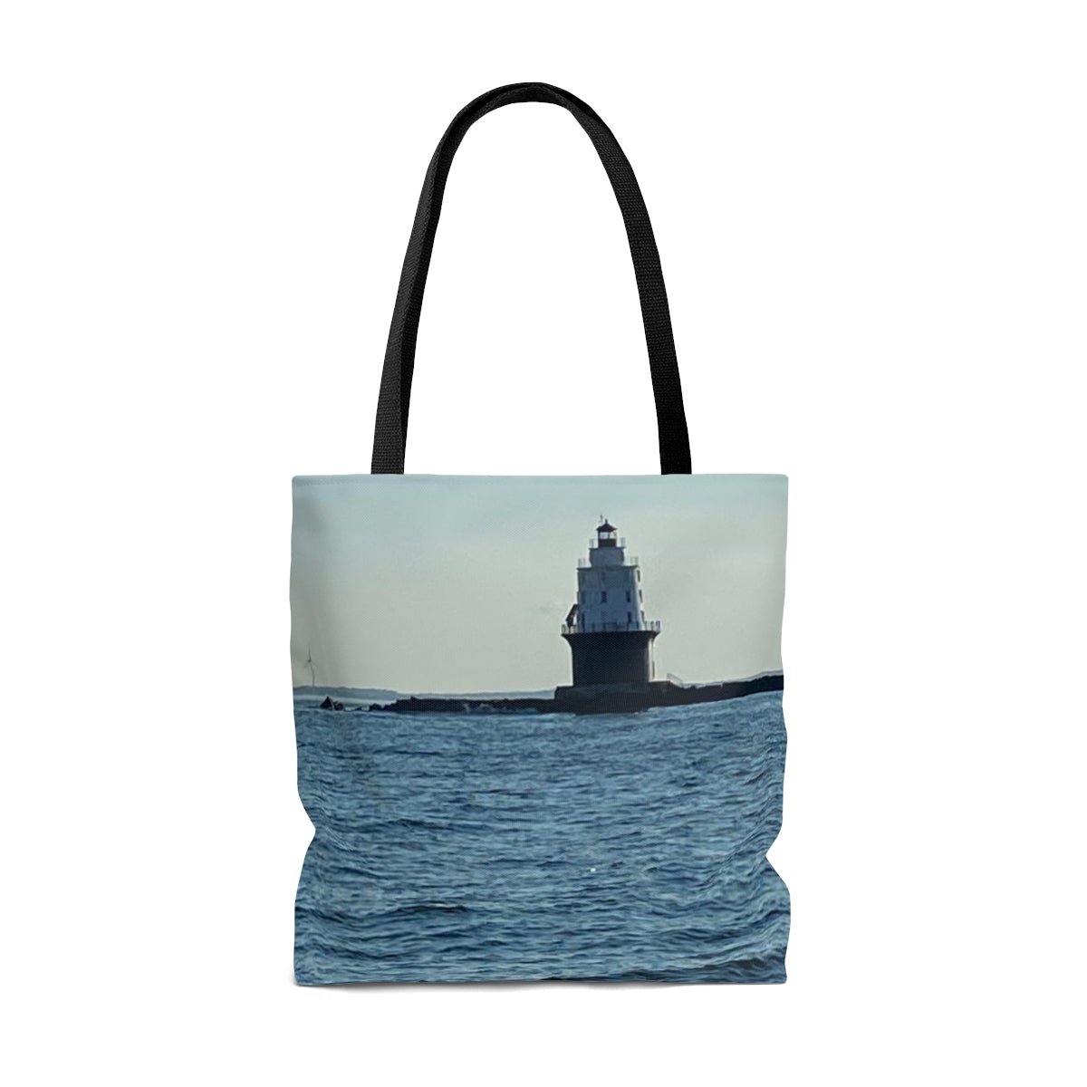 NN AOP Tote Bag Lighthouse Sky & Blue Water