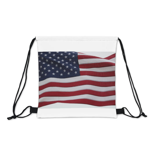 NN Outdoor Drawstring Bag American Flag