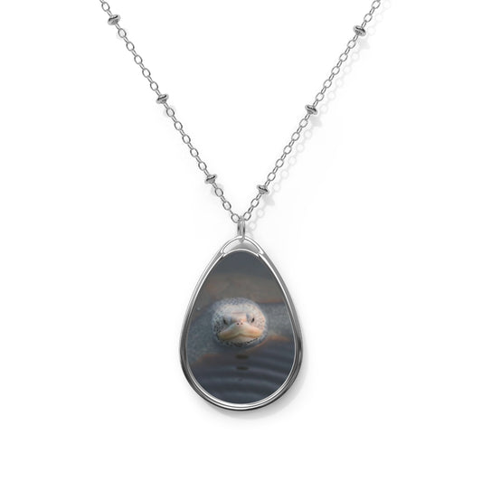 NN Oval Necklace Sea Turtle