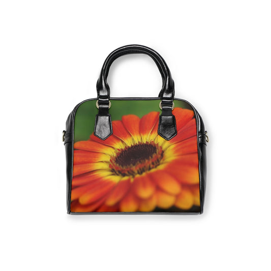 NN Shoulder Handbag Orange Yellow Flower