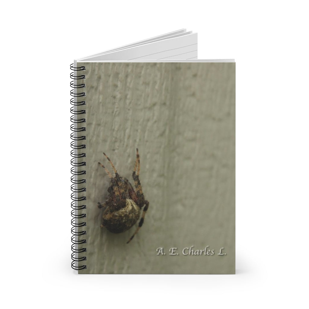 Spiral Notebook - Ruled Line Big Spider