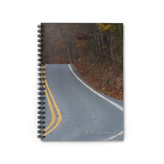 Spiral Notebook - Ruled Line Lonely Curve (WS)