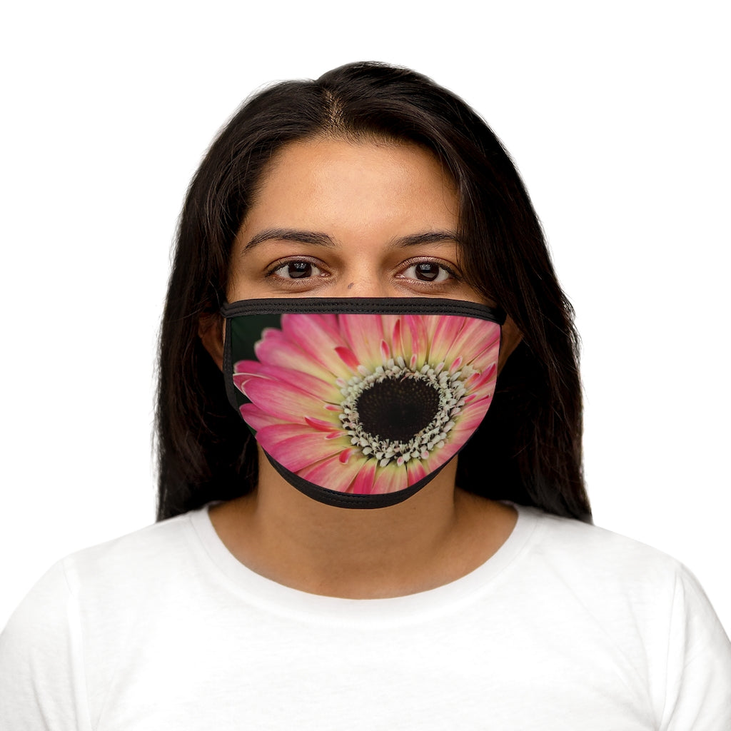 NN Mixed-Fabric Face Mask Right Pink Flower