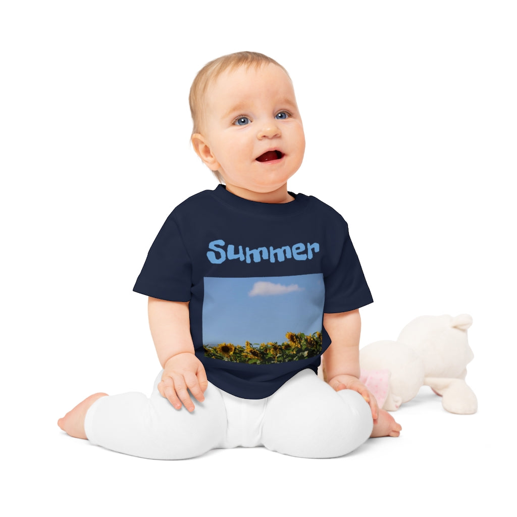 NN Baby T-Shirt Sunflowers & Blue Sky