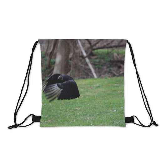 NN Outdoor Drawstring Bag Flying Black Vulture