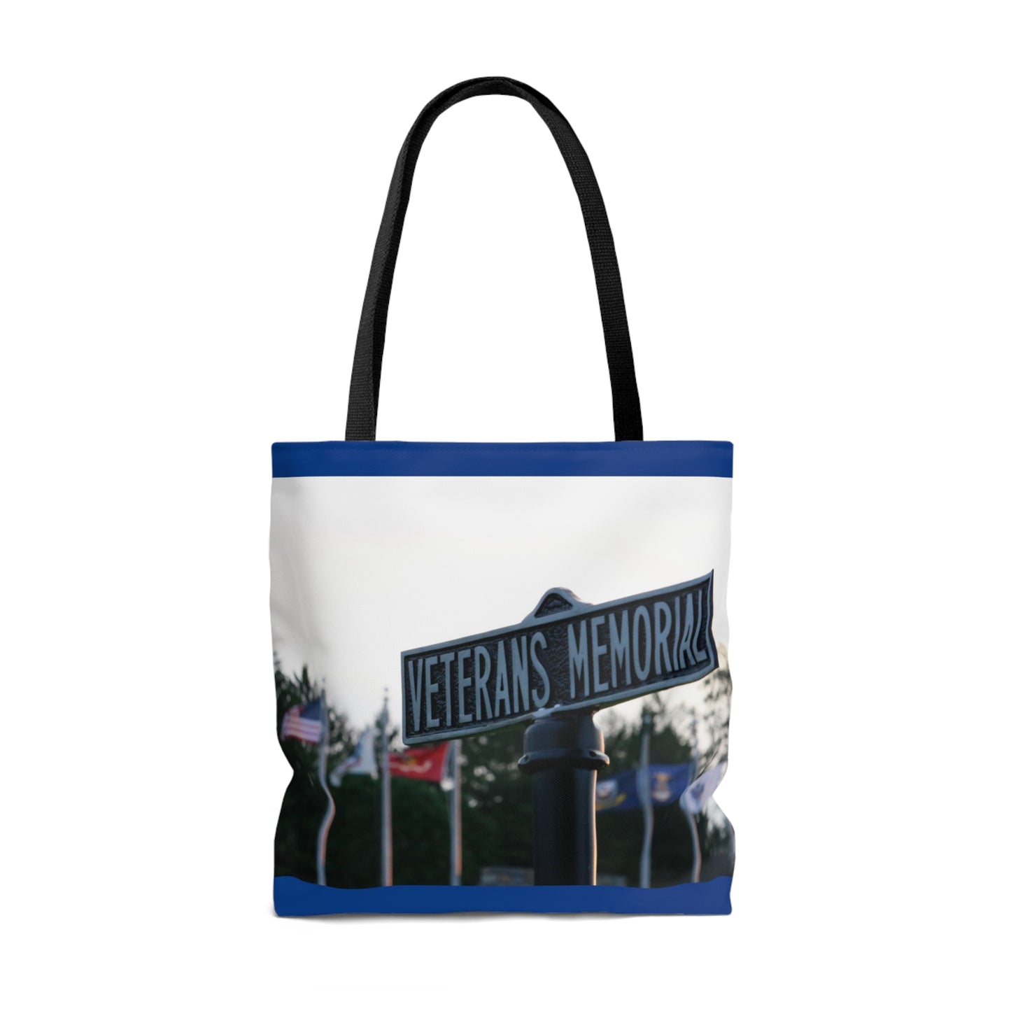 NN AOP Tote Bag Veterans Memorial & Flags