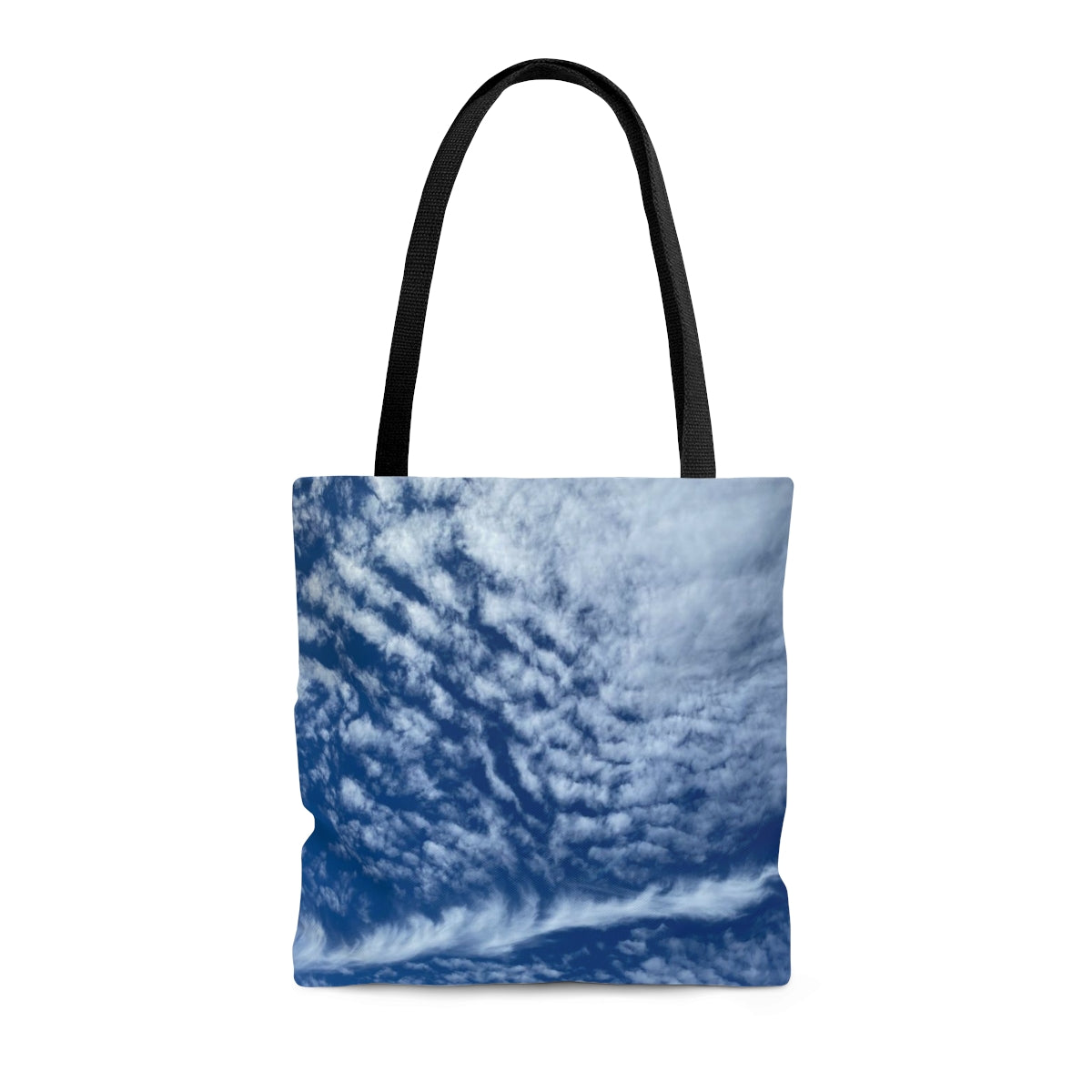 NN AOP Tote Bag Blue Blanket Of Cool Clouds