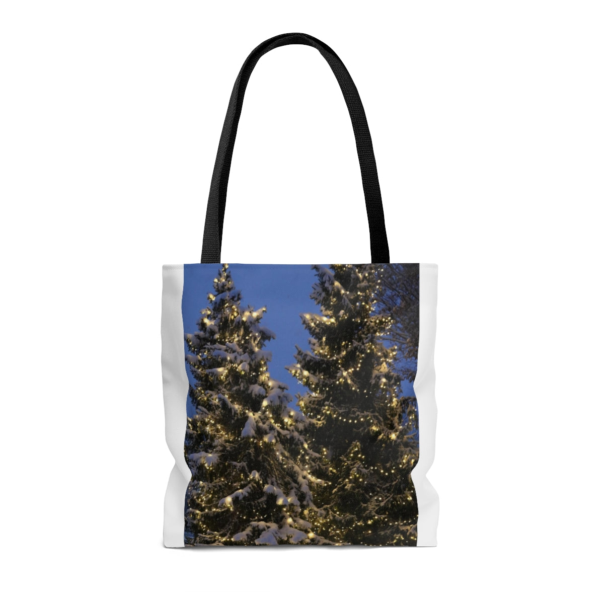 NN AOP Tote Bag Christmas Lit Trees