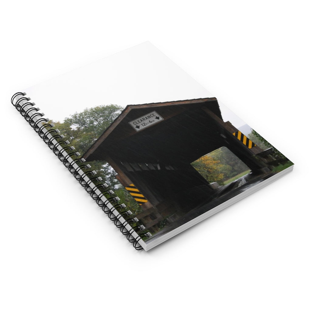 NN Spiral Notebook - Ruled Line (LC) Covered Bridge