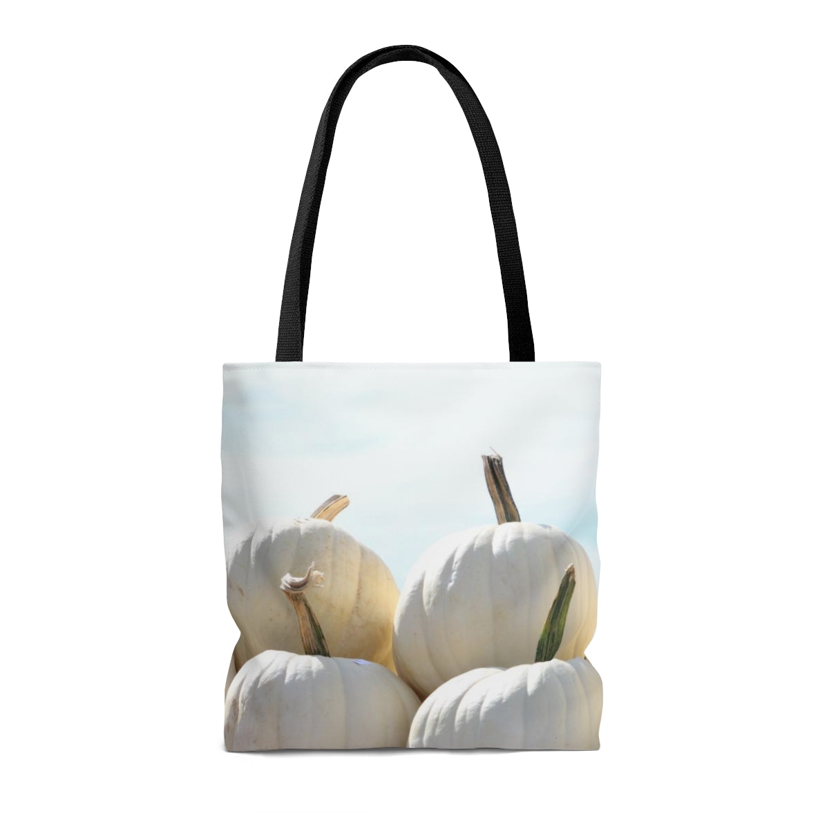 NN AOP Tote Bag White Pumpkins