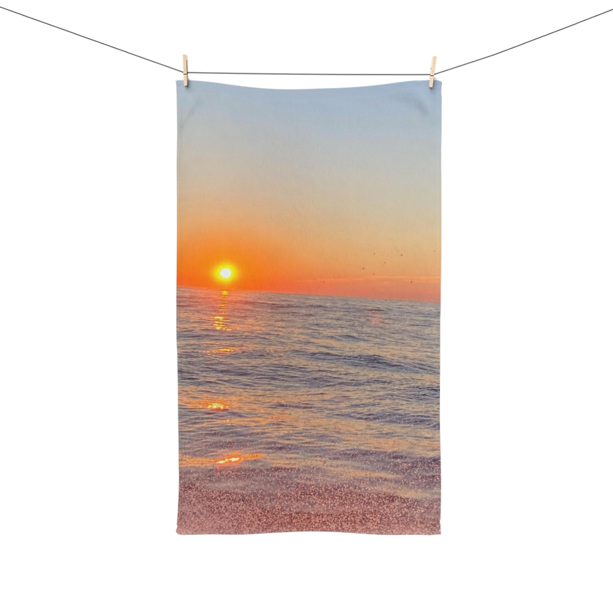 NN Fishing Hand Towel Orange CMNJ Sunrise