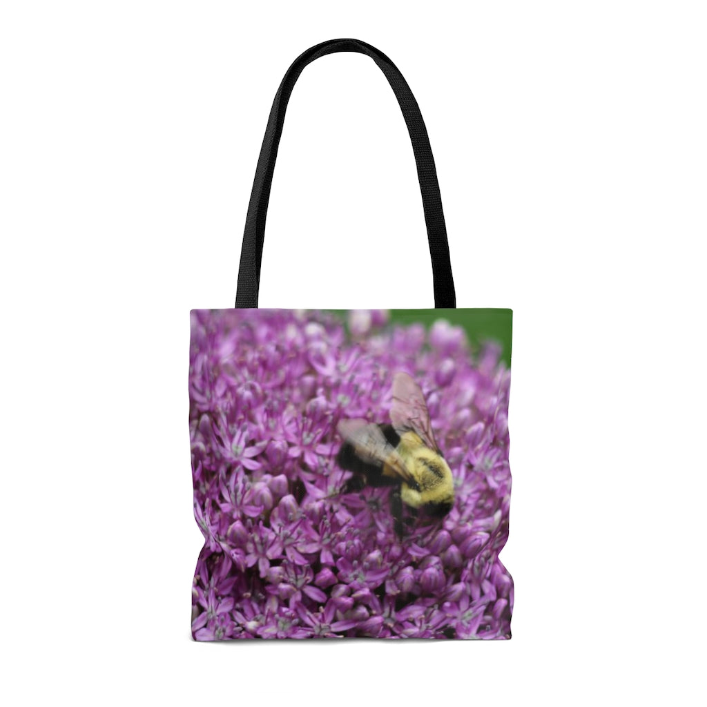 NN AOP Tote Bag Bee & Purple Flower