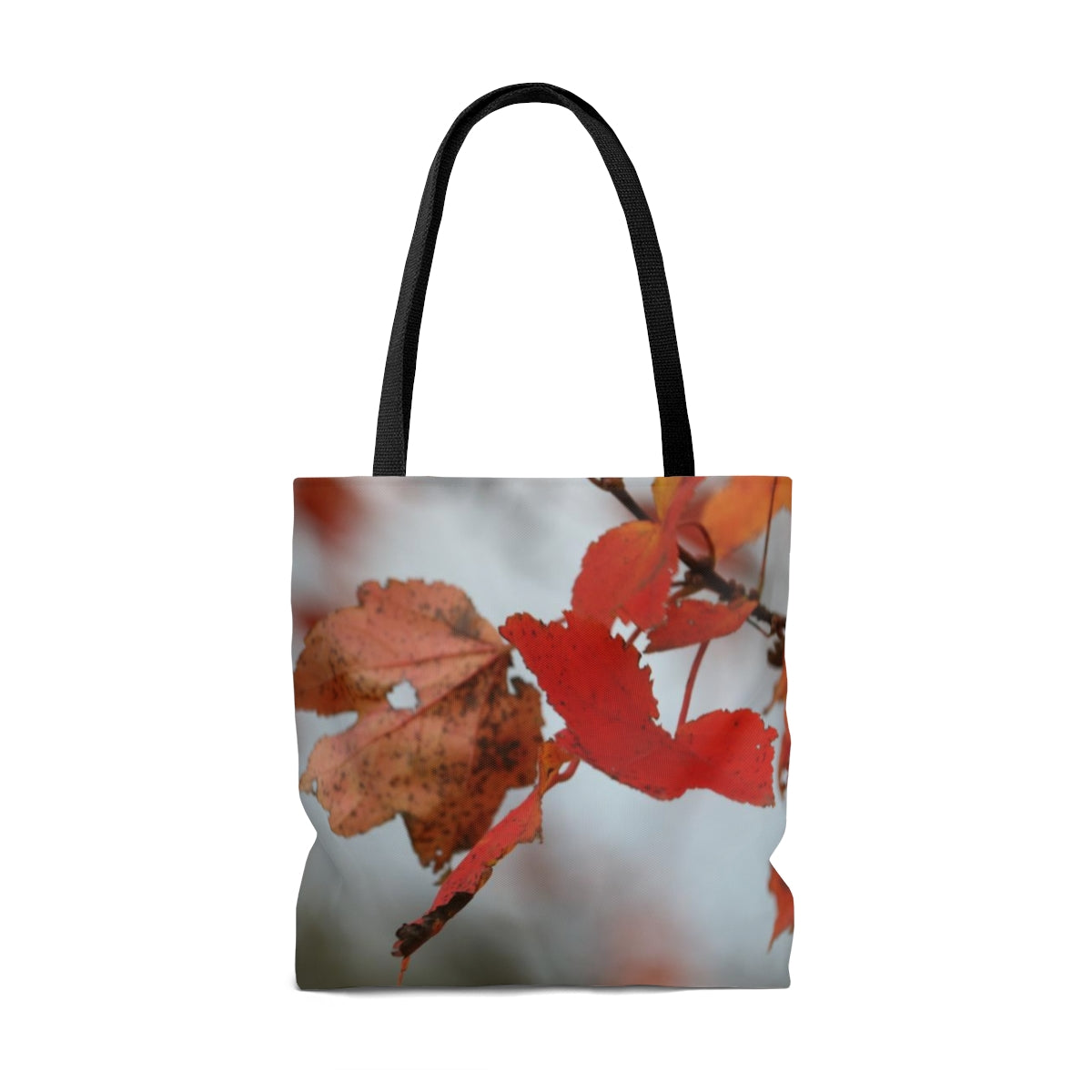 NN AOP Tote Bag Orange Autumn Leaves