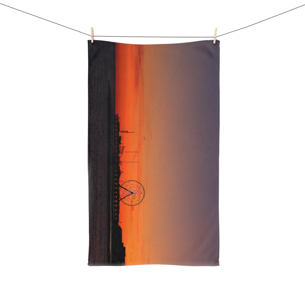 NN Fishing Hand Towel Orange ACNJ Ferris Wheel