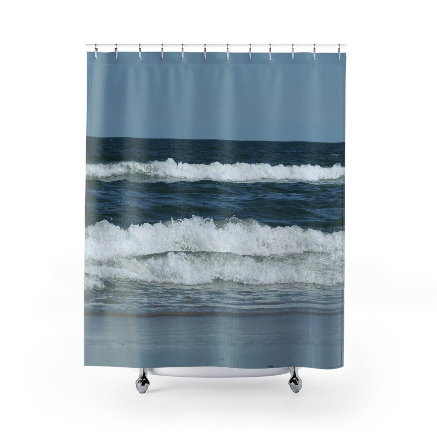 NN Shower Curtains OCNJ Waves Crashing In