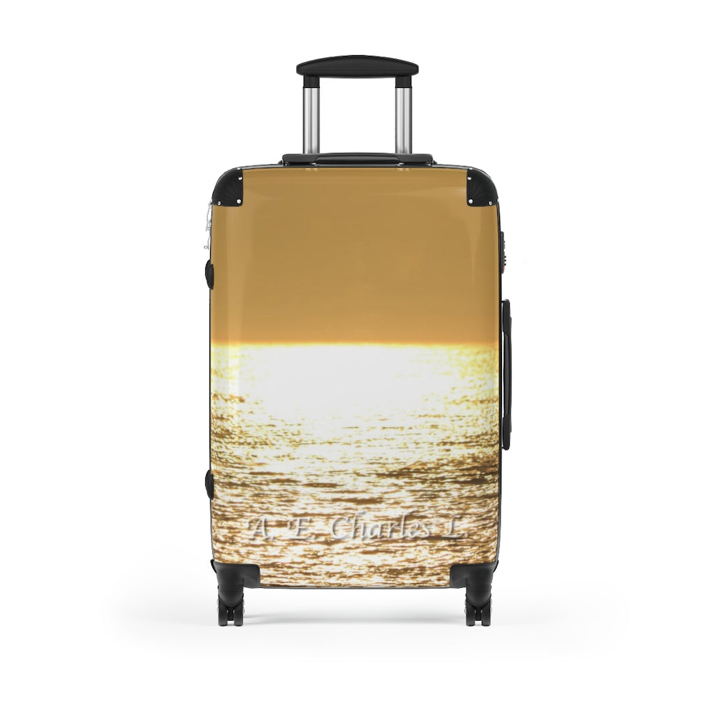 Suitcases Golden Sky & Ocean