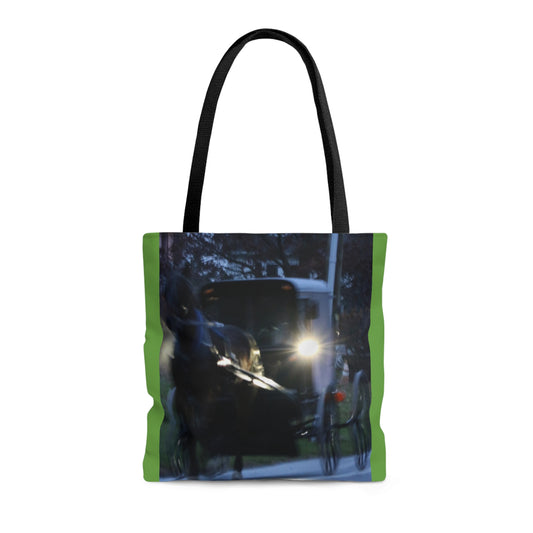 NN AOP Tote Bag Horse & Buggy