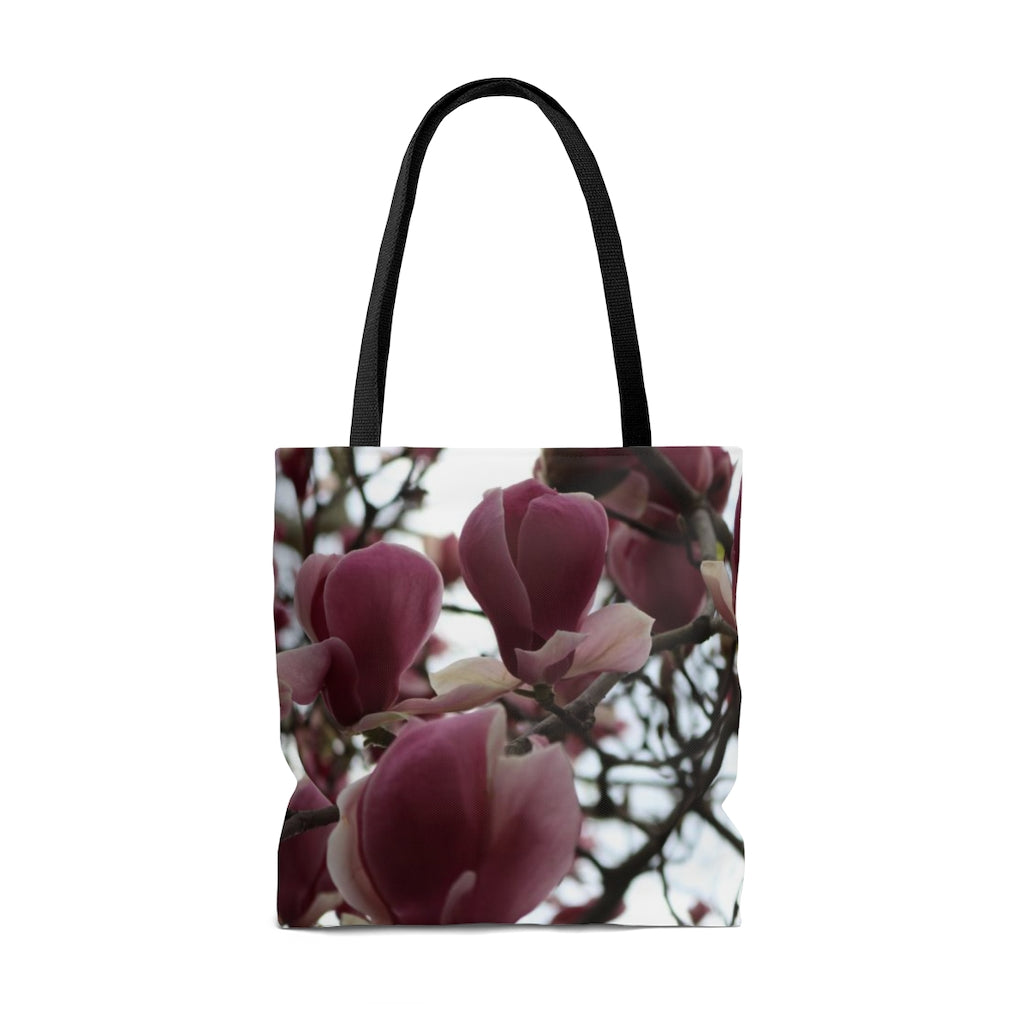 NN AOP Tote Bag Two-Tone Pink Flowers