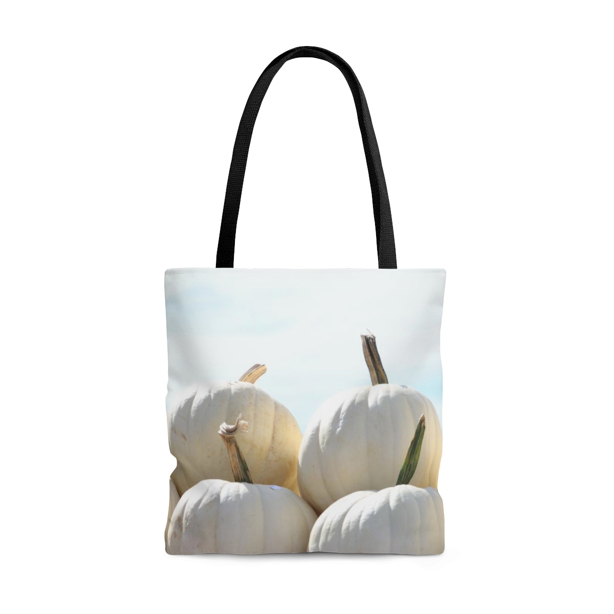 NN AOP Tote Bag White Pumpkins