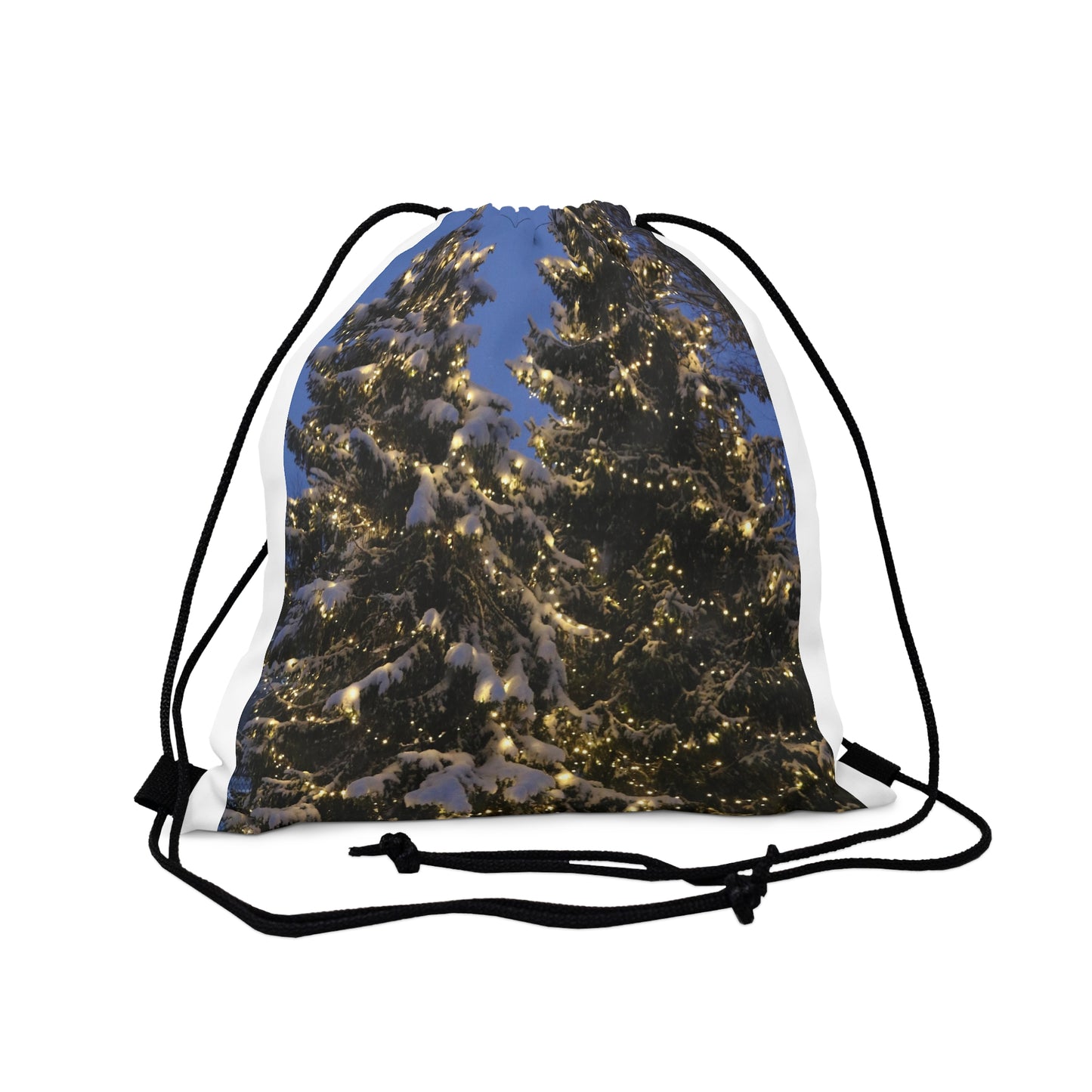 NN Outdoor Drawstring Bag Christmas Lit Trees