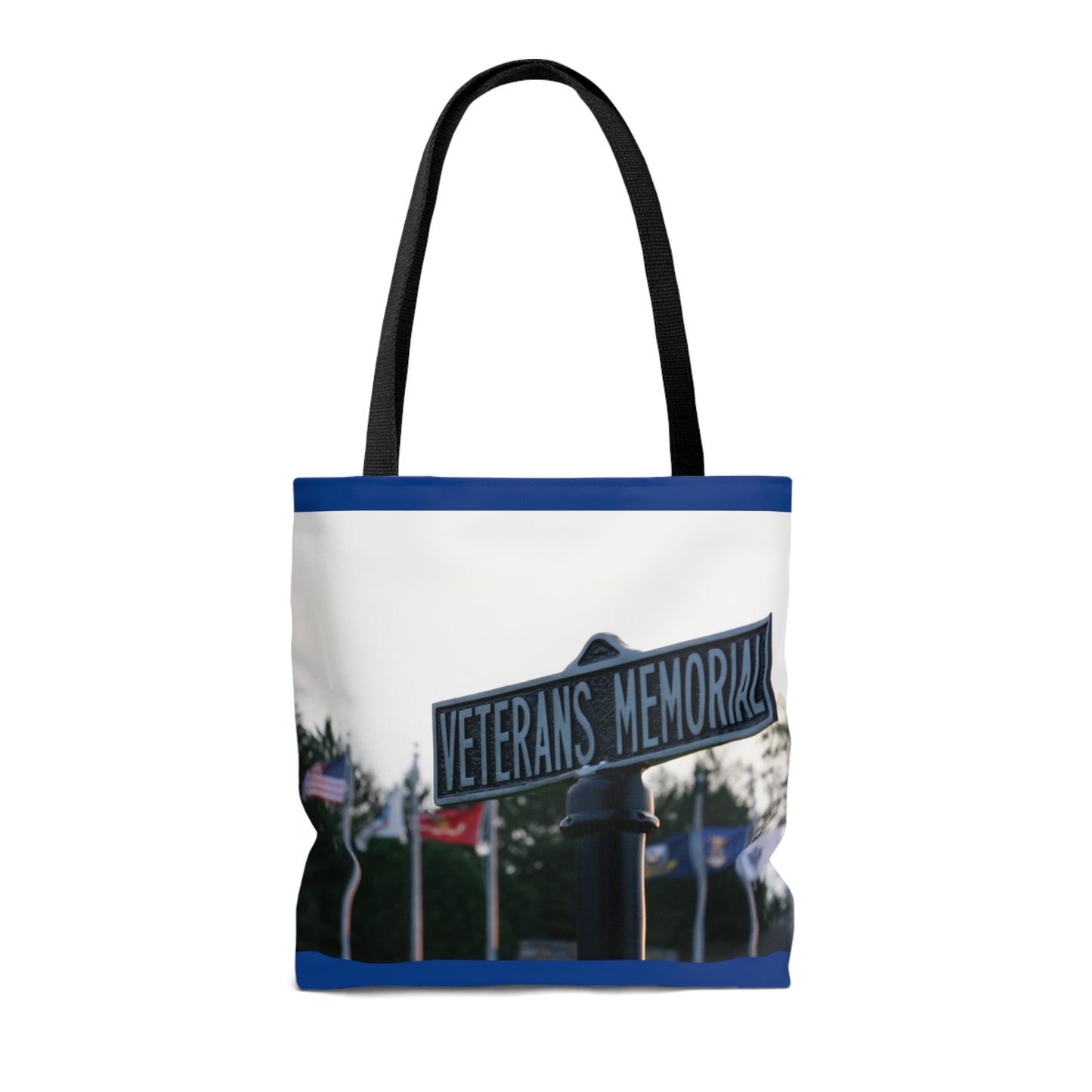 NN AOP Tote Bag Veterans Memorial & Flags