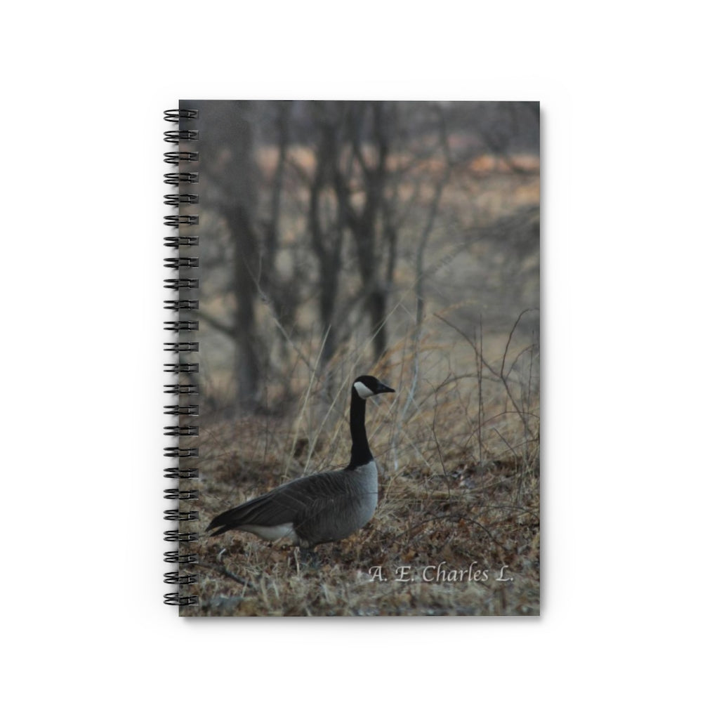 Spiral Notebook - Ruled Line Canadian Goose