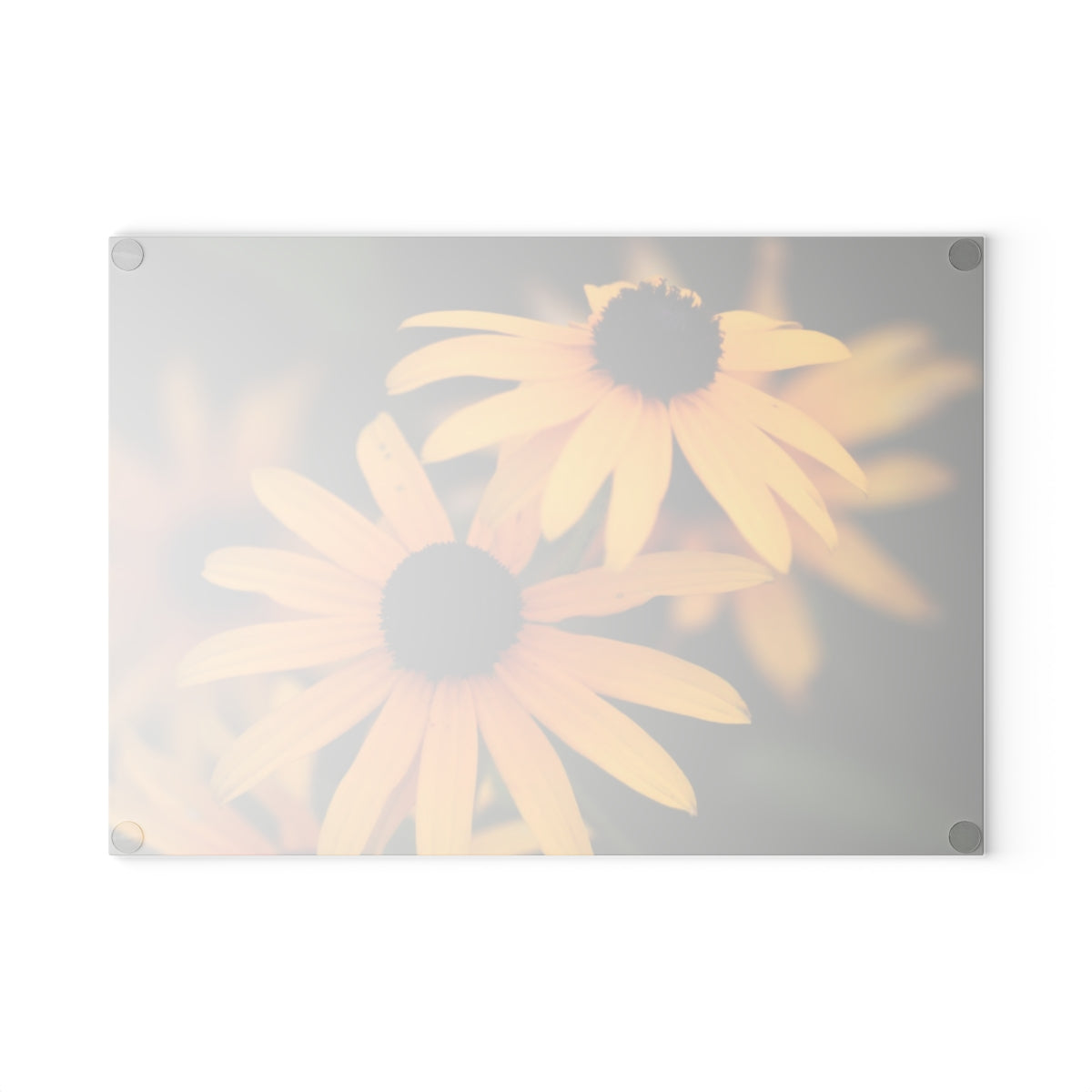 NN Glass Cutting Board 2 Black Eyed Susans