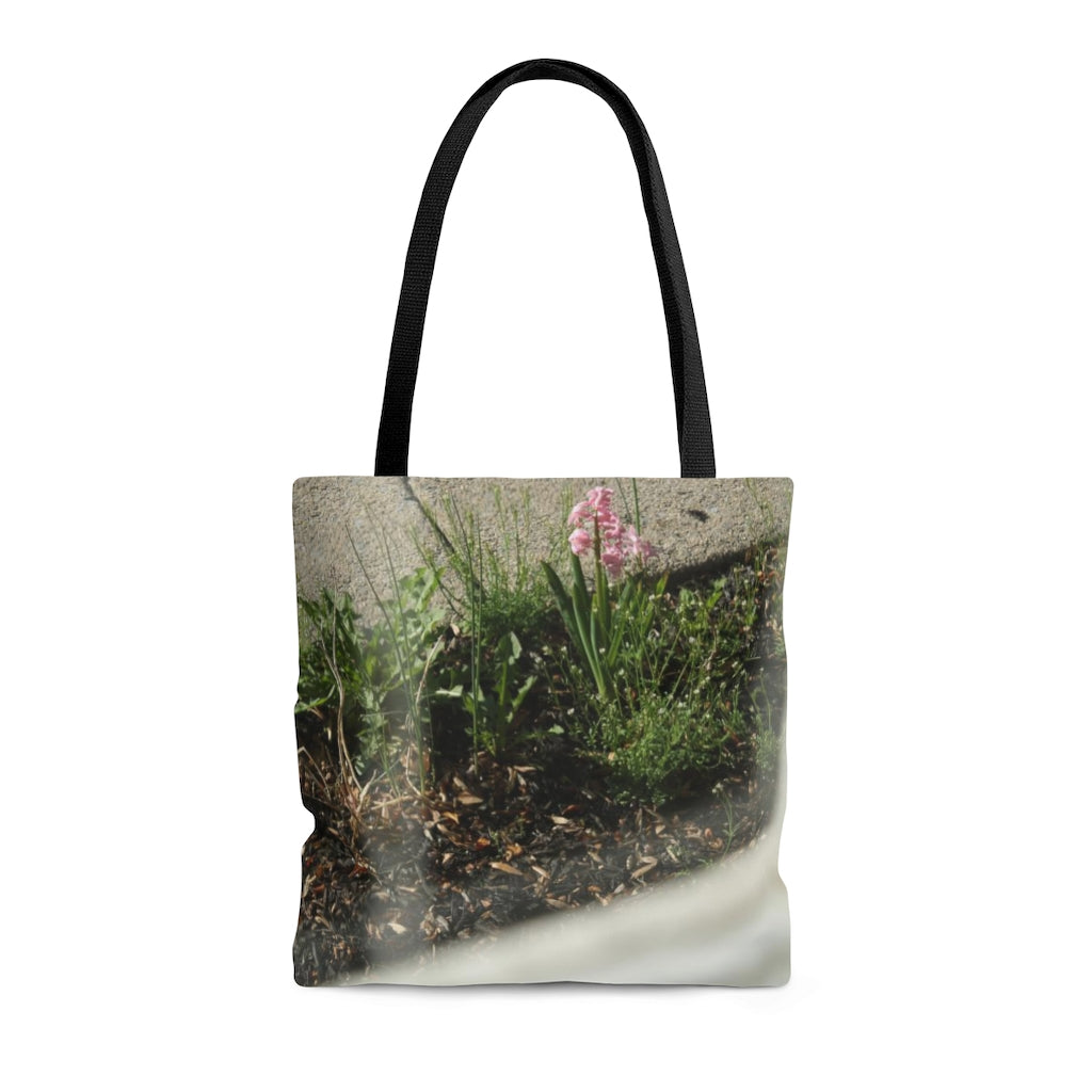 NN AOP Tote Bag (Ms) Pale Pink Hyacinths