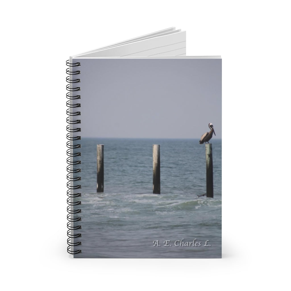 Spiral Notebook - Ruled Line NC Pelican