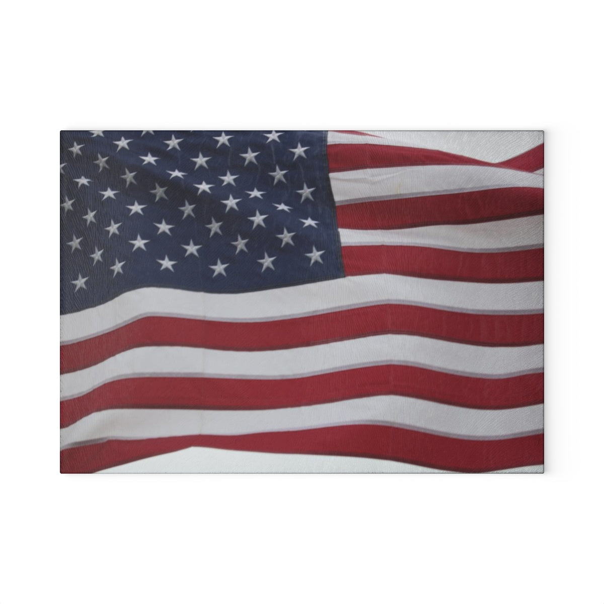 NN Glass Cutting Board American Flag