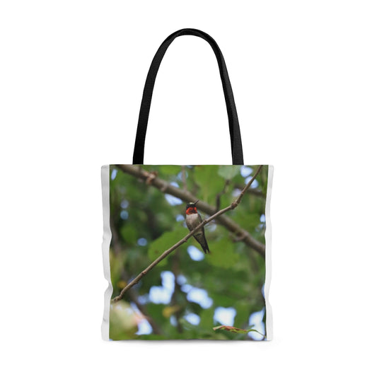 NN AOP Tote Bag MD Hummingbird Red (R)