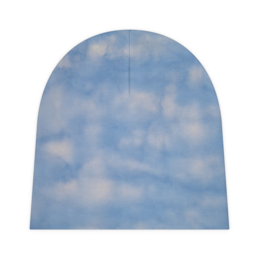 NN Baby Beanie Blue Sky Sunset & Clouds