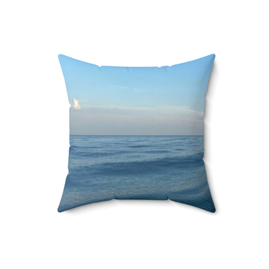 NN Spun Polyester Square Pillow Blue Sky & Waters