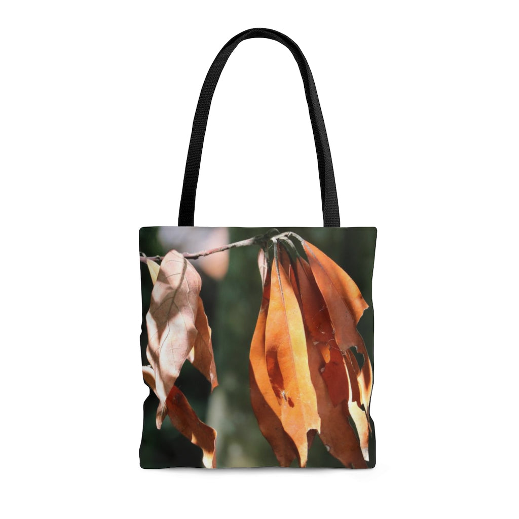 NN AOP Tote Bag Pale & Brown Leaves