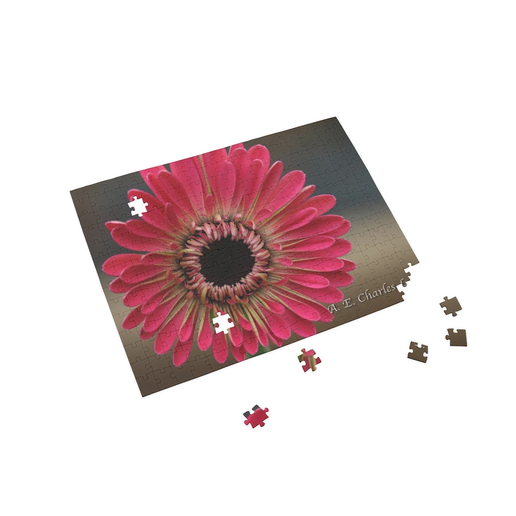 Puzzle 252 Pieces Pink Flower