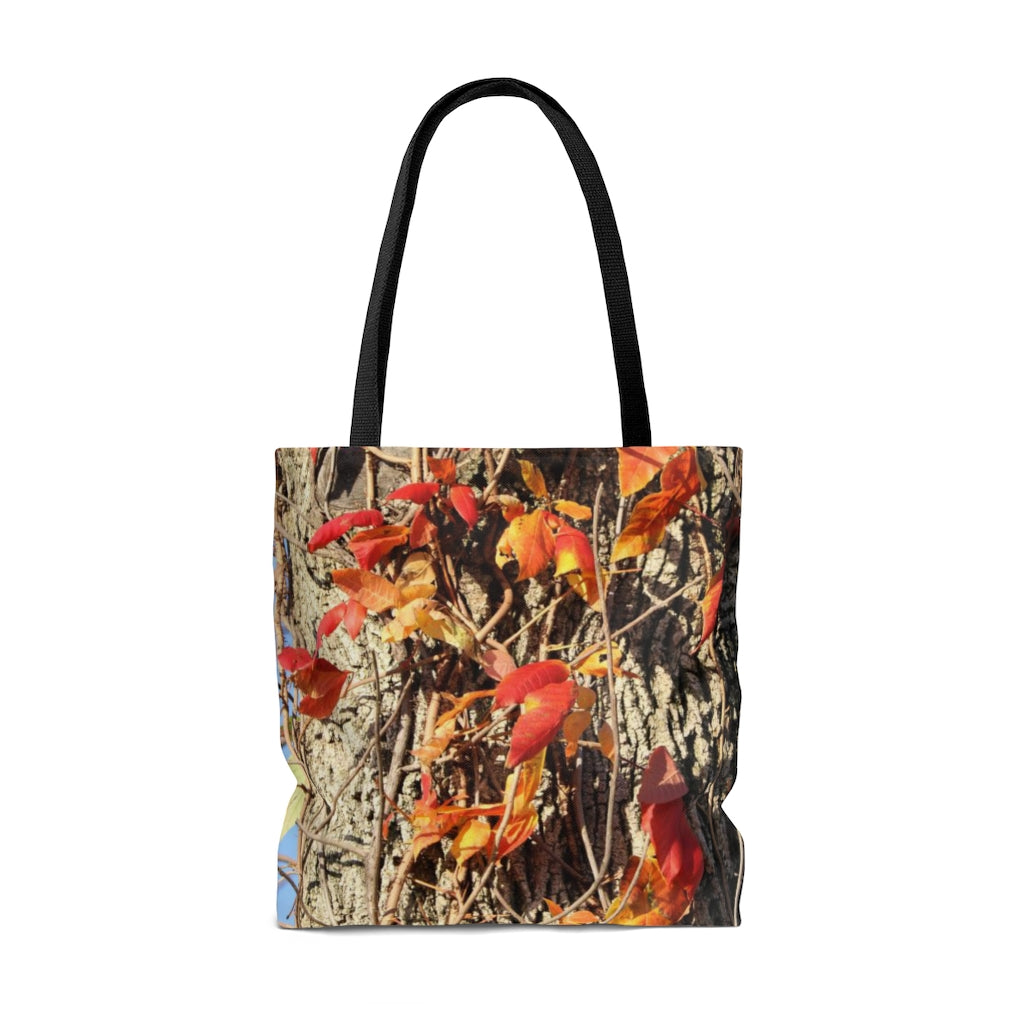 NN AOP Tote Bag Fire Leaves Tree