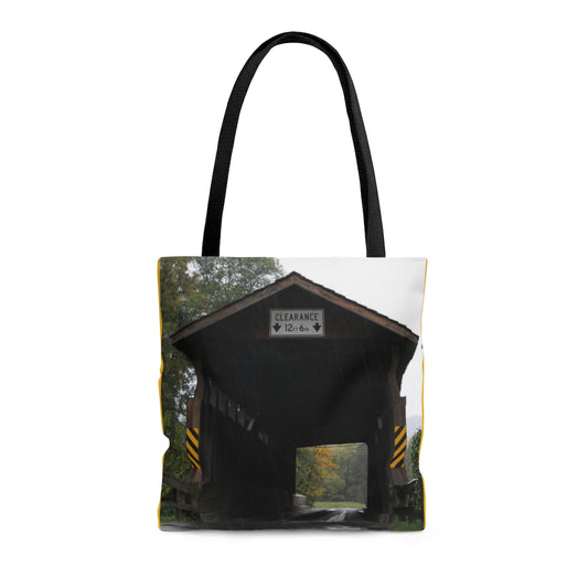 NN AOP Tote Bag Covered Bridge