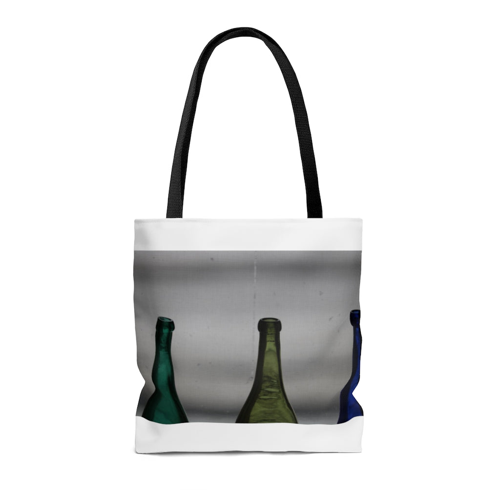 NN AOP Tote Bag Greens & Blue Bottles