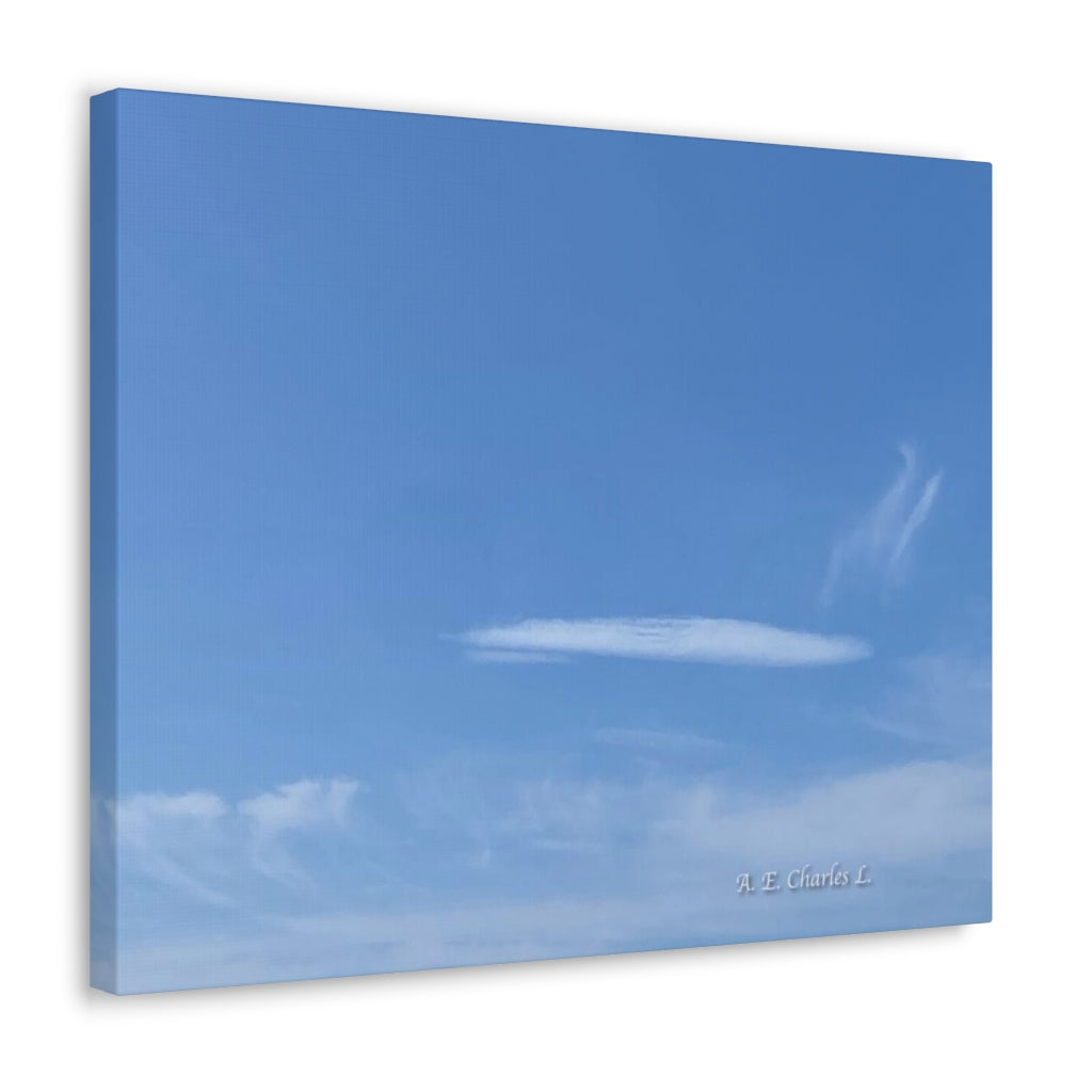 Canvas Gallery Wraps CMNJ Blue Sky & Cool Clouds