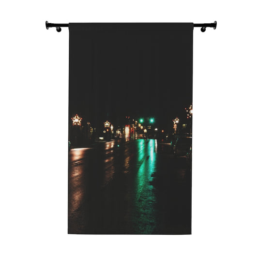 NN Window Curtains (1 Piece) Night In Town
