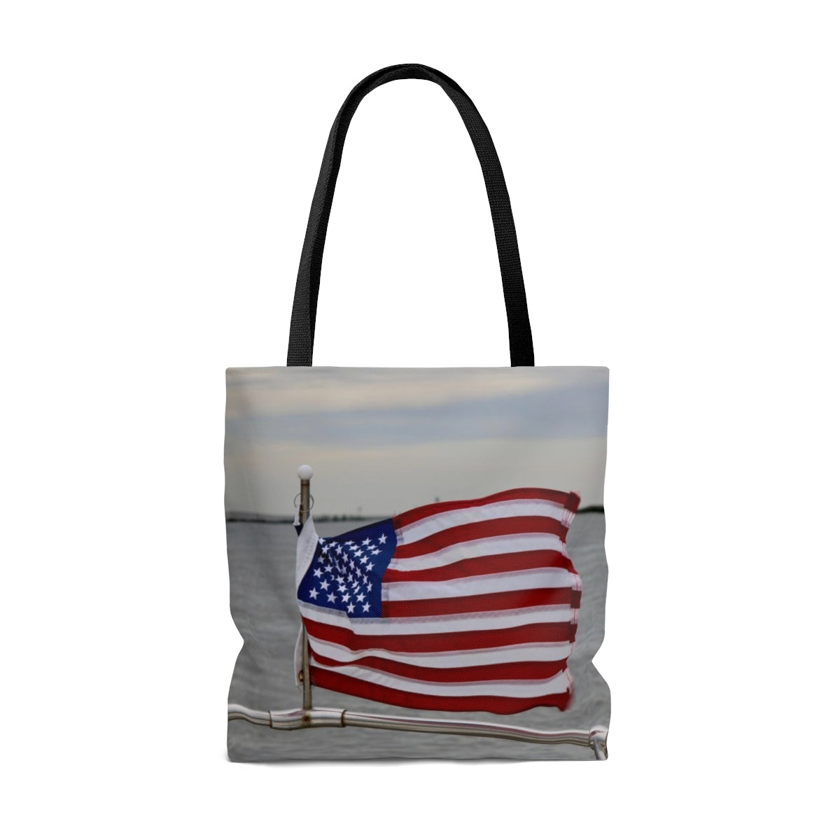 NN AOP Tote Bag American Flag DE Fishing