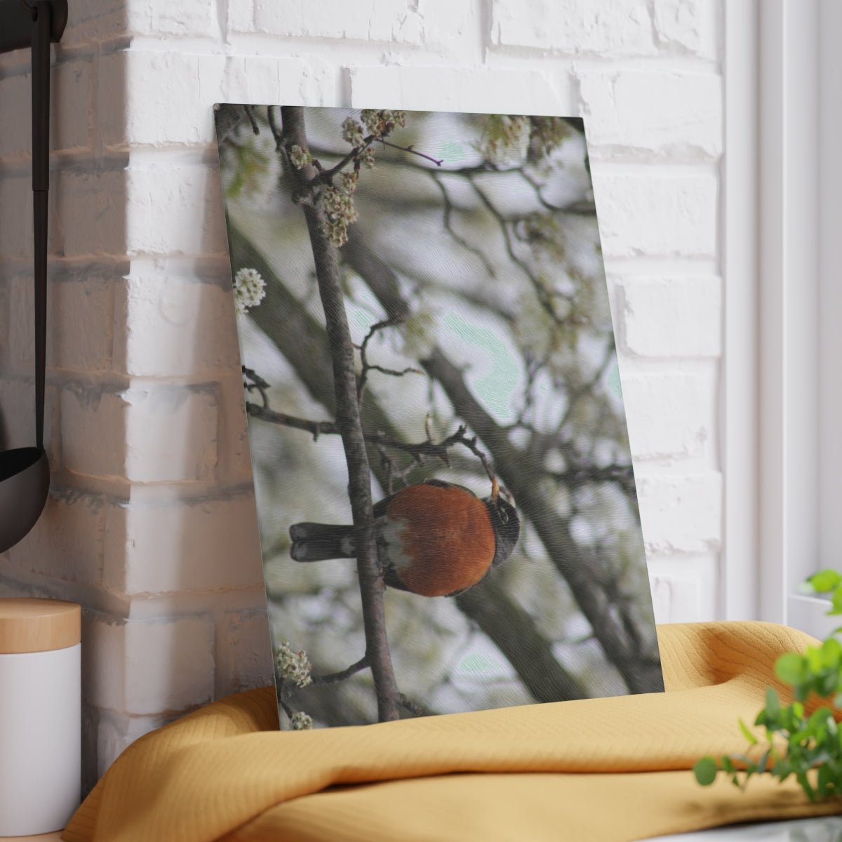 NN Glass Cutting Board Robin (IOT)