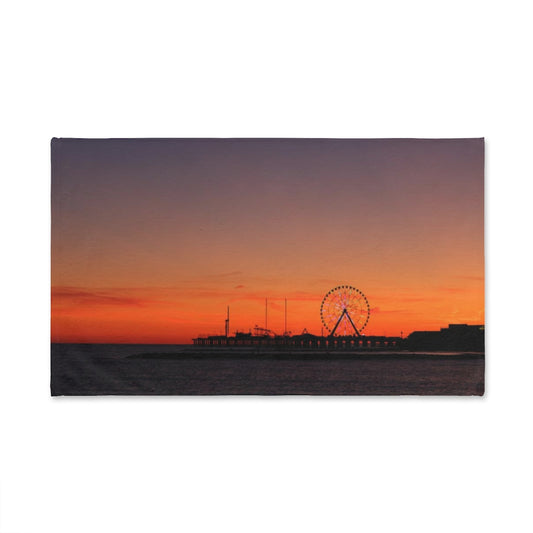 NN Fishing Hand Towel Orange ACNJ Ferris Wheel