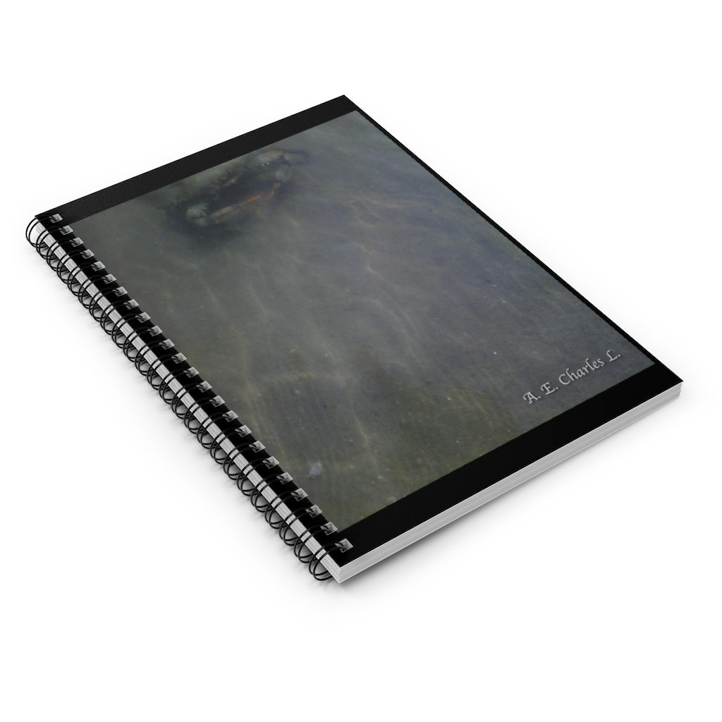 Spiral Notebook - Ruled Line Ocean Crab