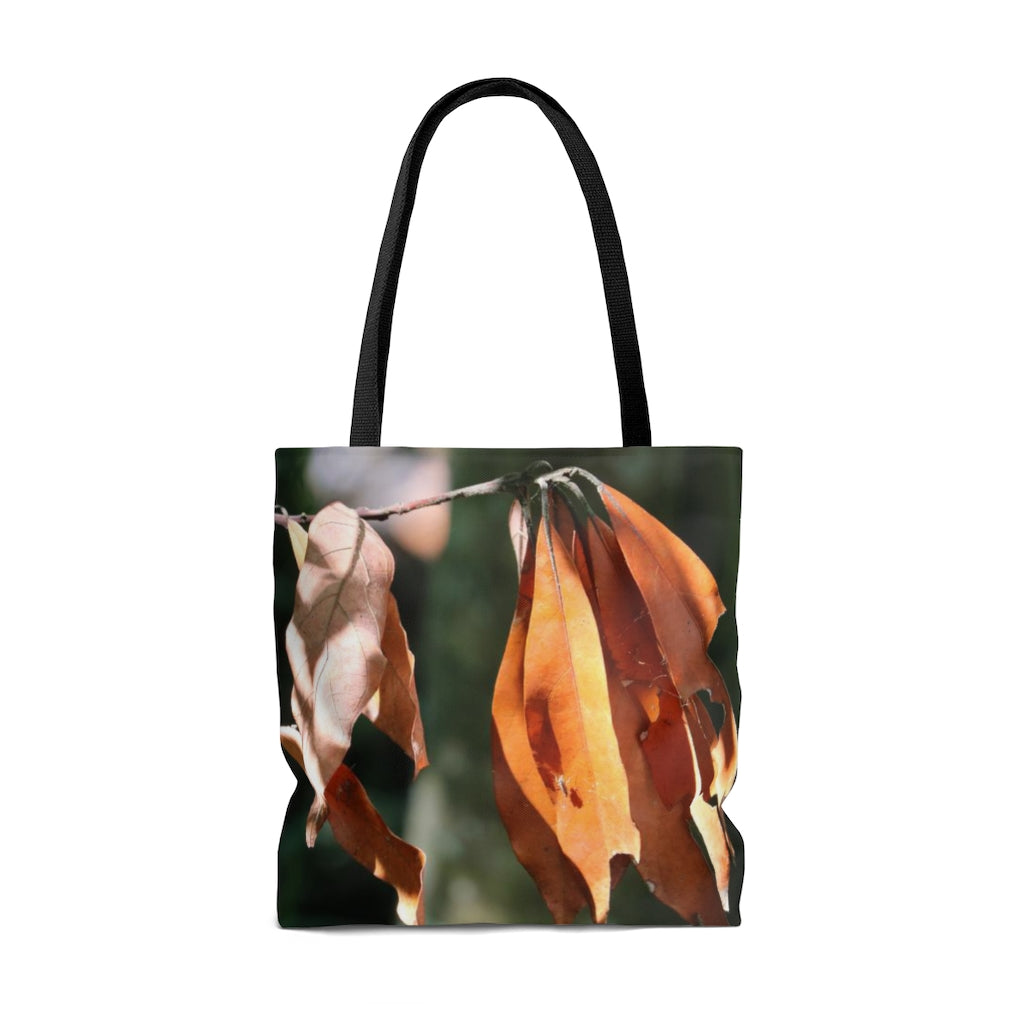 NN AOP Tote Bag Pale & Brown Leaves