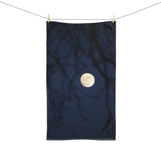 NN Fishing Hand Towel Blue Sky Moon